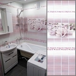 Стеновые панели ПВХ для ванной № VL-36 2700х248