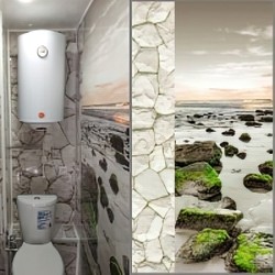 Стеновые панели для туалета № TA-16 2700х248х8мм