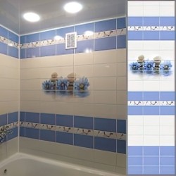 Стеновые панели для ванны № VL-05 2700х248х9мм