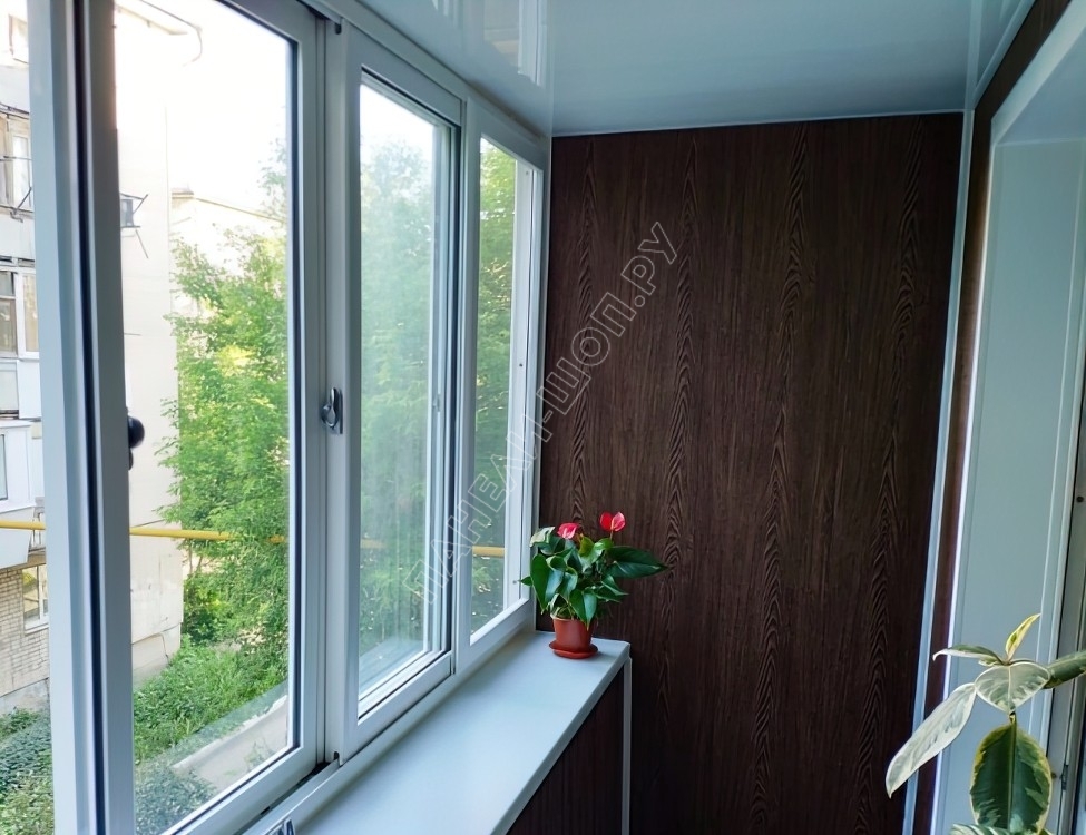Набор ПВХ панелей для балкона № L-10 2700х248х8мм