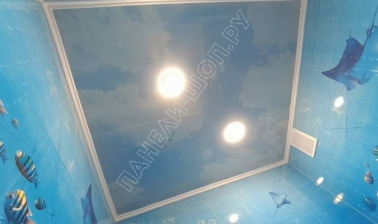 Потолочные ПВХ панели с 3D-изображением: идеальный выбор для ванной комнаты