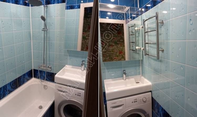 Голубой цвет в ванной комнате: стильно и современно!