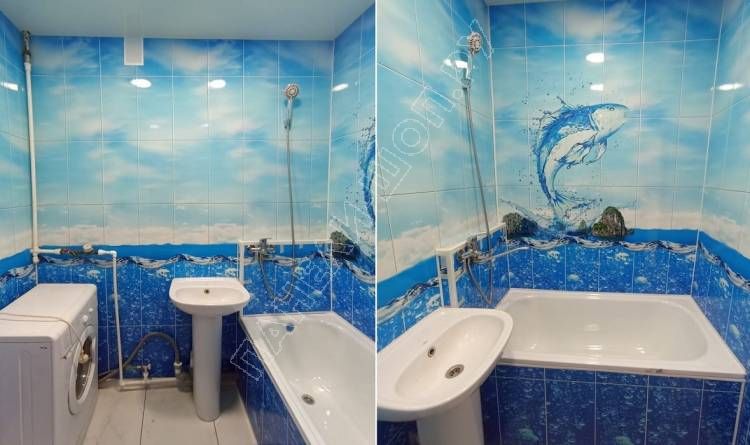 Ванная комната в голубом цвете: идеи оформления и фото