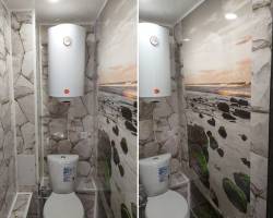 Недорогой и красивый ремонт туалета: отделка панелями ПВХ