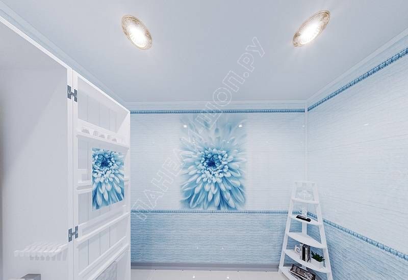 Как сделать потолок в ванной из пластиковых ( ПВХ) панелей своими руками