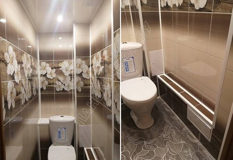 Ремонт ванной и туалета с применением пластиковых панелей