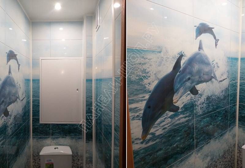 Ремонт туалета панелями пвх. Цена 4 gkhyarovoe.ru Ключ