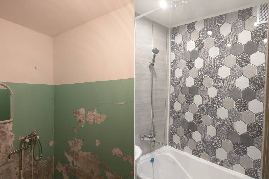 Ремонт ванной комнаты самоклеющимися панелями фото дизайн