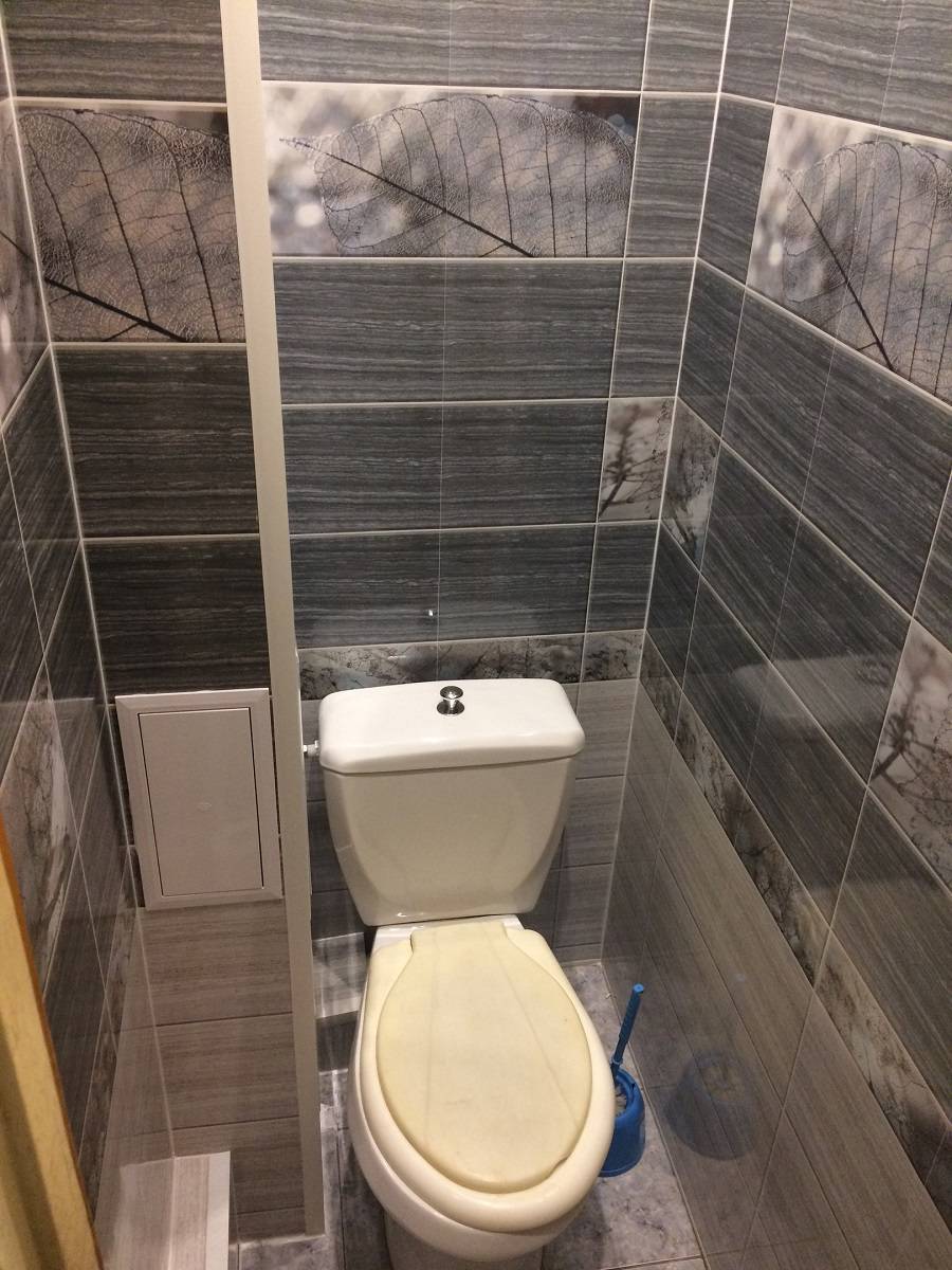 ремонт туалет ванна панелями пвх