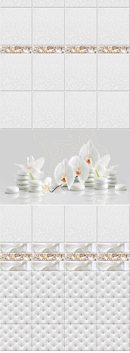 Панели ПВХ Новита (Novita), Белая орхидея