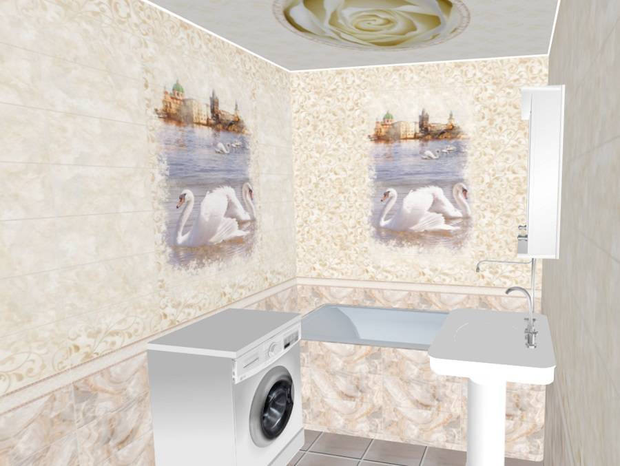 панели для ванных комнат стеновые